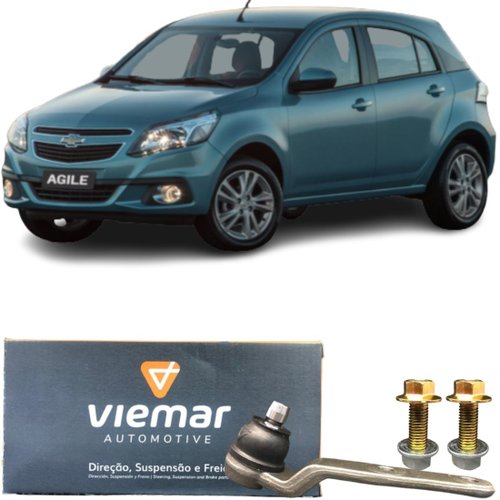 Pivo De Suspensão Viemar Chevrolet Agile 1.4 2009 A 2014