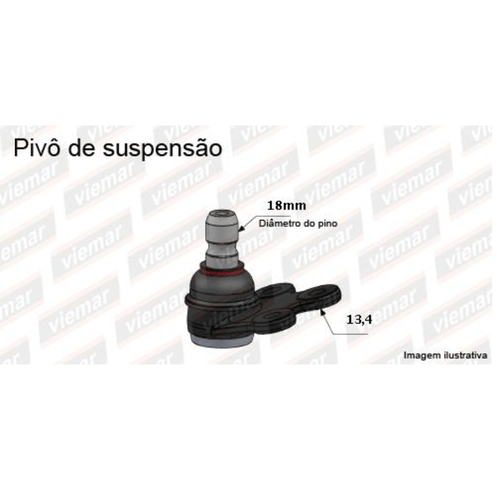 Pivô De Suspensão Viemar Hyundai Ix35 2.0 E Kia Sportage 2.0