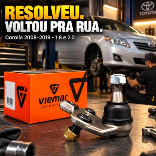 Pivô De Suspensão Viemar Toyota Corolla 1.8 2.0 2008 A 2019