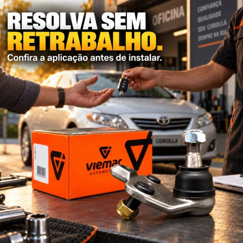 Pivô De Suspensão Viemar Toyota Corolla 1.8 2.0 2008 A 2019