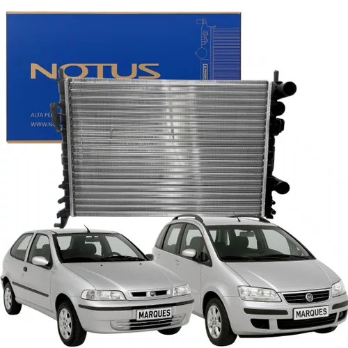 Radiador De Agua Notus Para Fiat Palio Strada E Strada