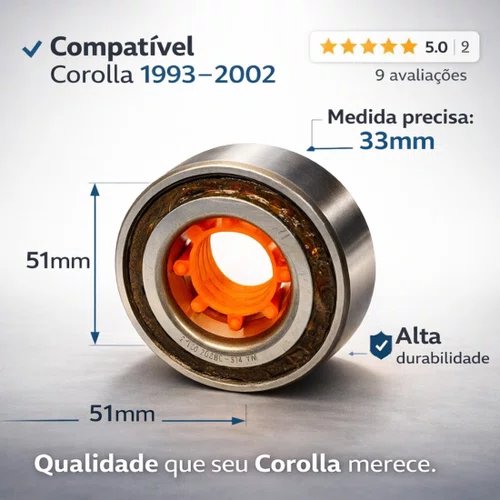 Rolamento Roda Dianteira Ima Para Toyota Corolla 1993 A 2002