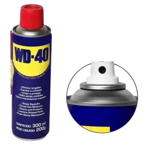 Spray Lubrificante E Anticorrosivo Multiuso Wd40 300ml
