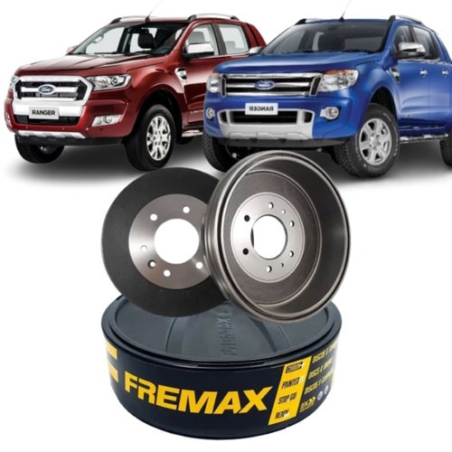 Tambor De Freio Traseiro Fremax Ford Ranger 2.2 2.5 E 3.2 Tambor De Freio Traseiro Fremax Ford Ranger 2.2 2.5 E 3.2