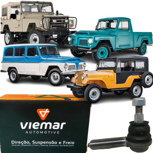 Terminal De Direção Direito Jeep Willys F75 Rural Cbt Javali