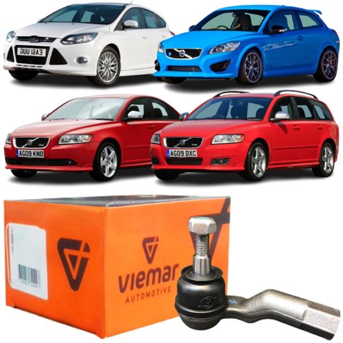 Terminal De Direção Esquerdo Viemar Focus Volvo C30 S40 V50