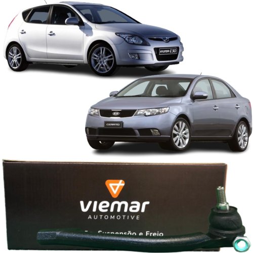 Terminal De Direção Esquerdo Viemar Hyundai I30 Kia Cerato