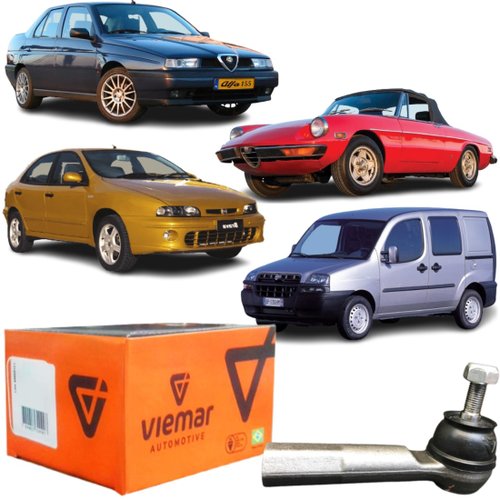 Terminal De Direção Reto Viemar Fiat Marea Brava Doblo Alfa