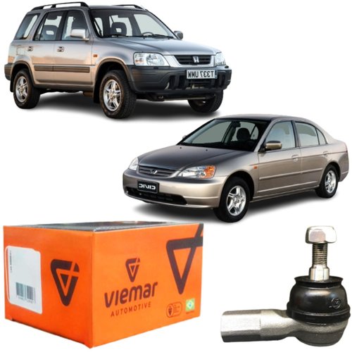Terminal De Direção Viemar Honda Civic E Cr-v 2000 A 2006