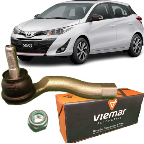 Terminal De Direção Esquerdo Viemar Toyota Yaris 1.3 E 1.5