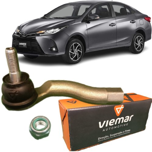 Terminal De Direção Esquerdo Viemar Toyota Yaris 1.3 E 1.5