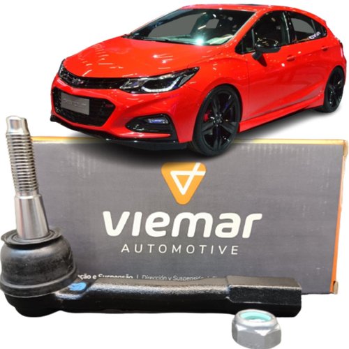 Terminal De Direção Direito Viemar Chevrolet Cruze 1.4 2017 a 2022