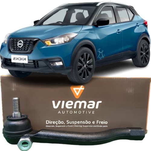Terminal de direção lado direito Viemar Nissan Kicks 1.6 2017 a 2023