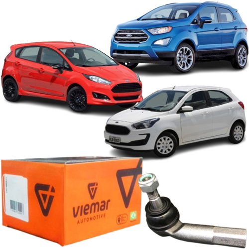 Terminal Direção Direito Viemar Ford New Ecosport Fiesta Ka