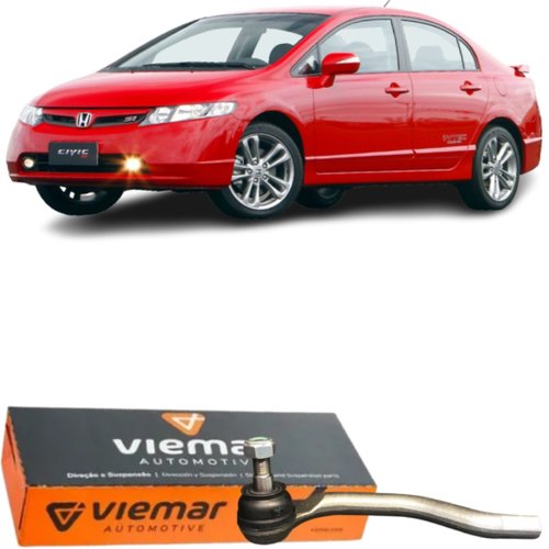 Terminal direção esquerdo Viemar Honda New Civic e Civic Si