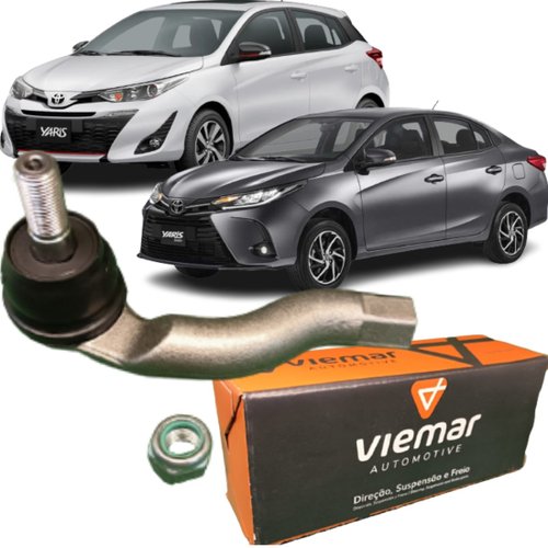 Terminal De Direção Direito Viemar Toyota Yaris 1.3 E 1.5