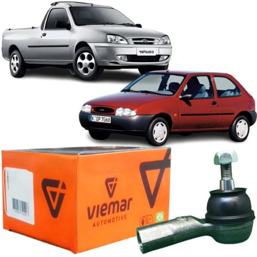 Terminal De Direção Esquerdo Viemar Ford Courier Fiesta