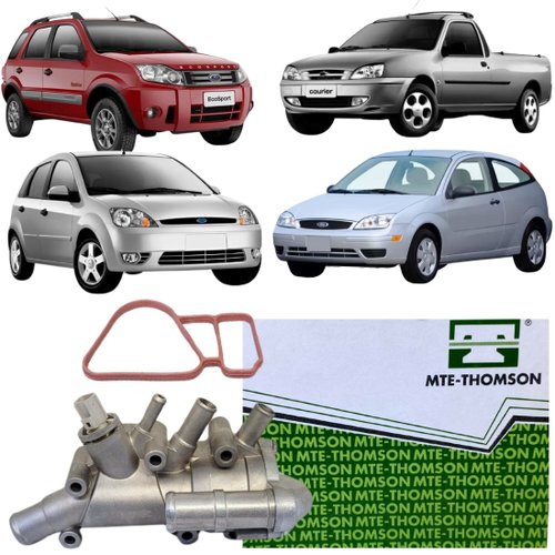 Válvula Termostática Completa Mte-thomson Para Ford Courier