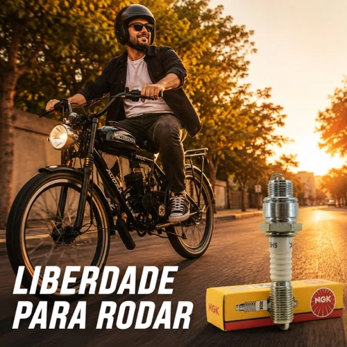 Vela De Ignição Bicicleta Motorizada 80cc