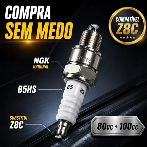 Vela De Ignição Bicicleta Motorizada 80cc