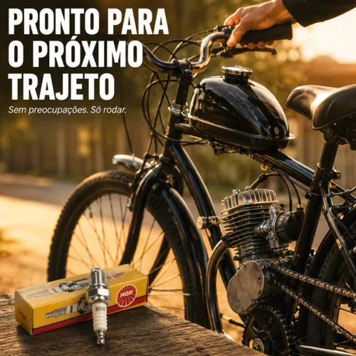 Vela De Ignição Bicicleta Motorizada 80cc