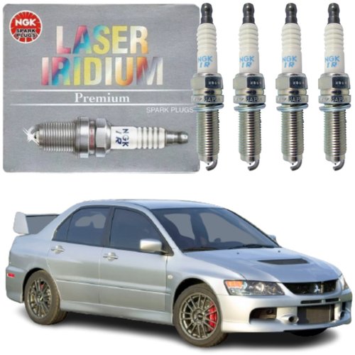 Vela Ignição Iridium Ngk Mitsubishi Lancer Evolution Ix 2.0 2005 a 2007