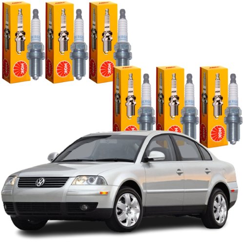 Vela Ignição Ngk Audi A4 A6 Vw Passat Motores 2.4 2.8 3.0 1997 a 2005