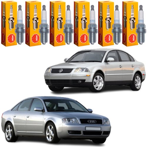 Vela Ignição Ngk Audi A4 A6 Vw Passat Motores 2.4 2.8 3.0 1997 a 2005