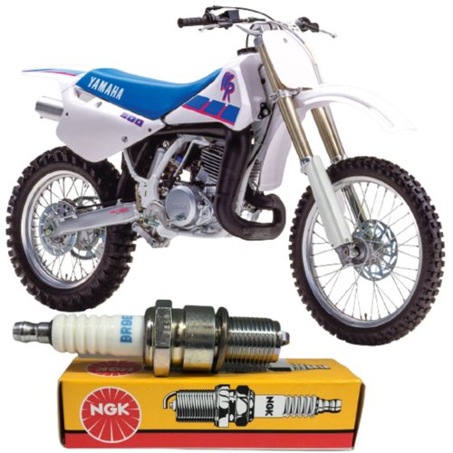 Vela Ignição Ngk Kawasaki Kdx 200 250 Yamaha Dt Wr 200