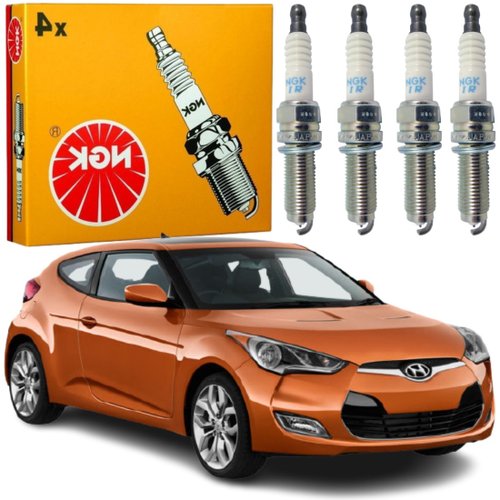 Vela Ignição Ngk Kia Soul Cerato Hyundai Veloster 1.6 16v