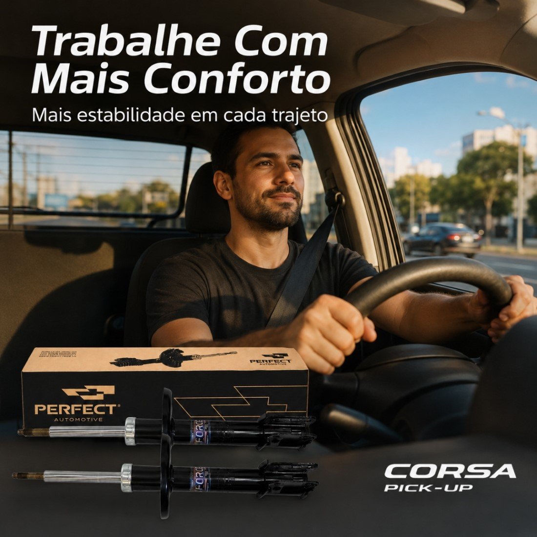 Par Amortecedor Dianteiro Corsa Classic Celta Prisma Perfect