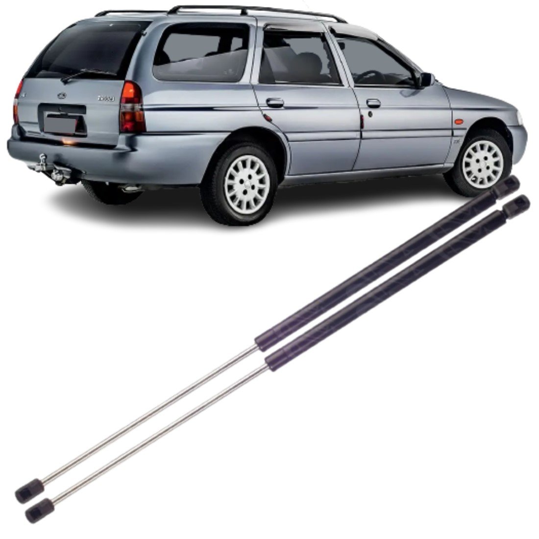 Par Amortecedor Mola Gás Tampa Traseira Apx Escort Sw 1996 a 2003