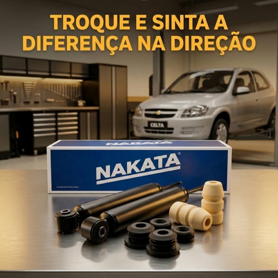 Par Amortecedor Traseiro Nakata Celta Prisma Corsa Classic