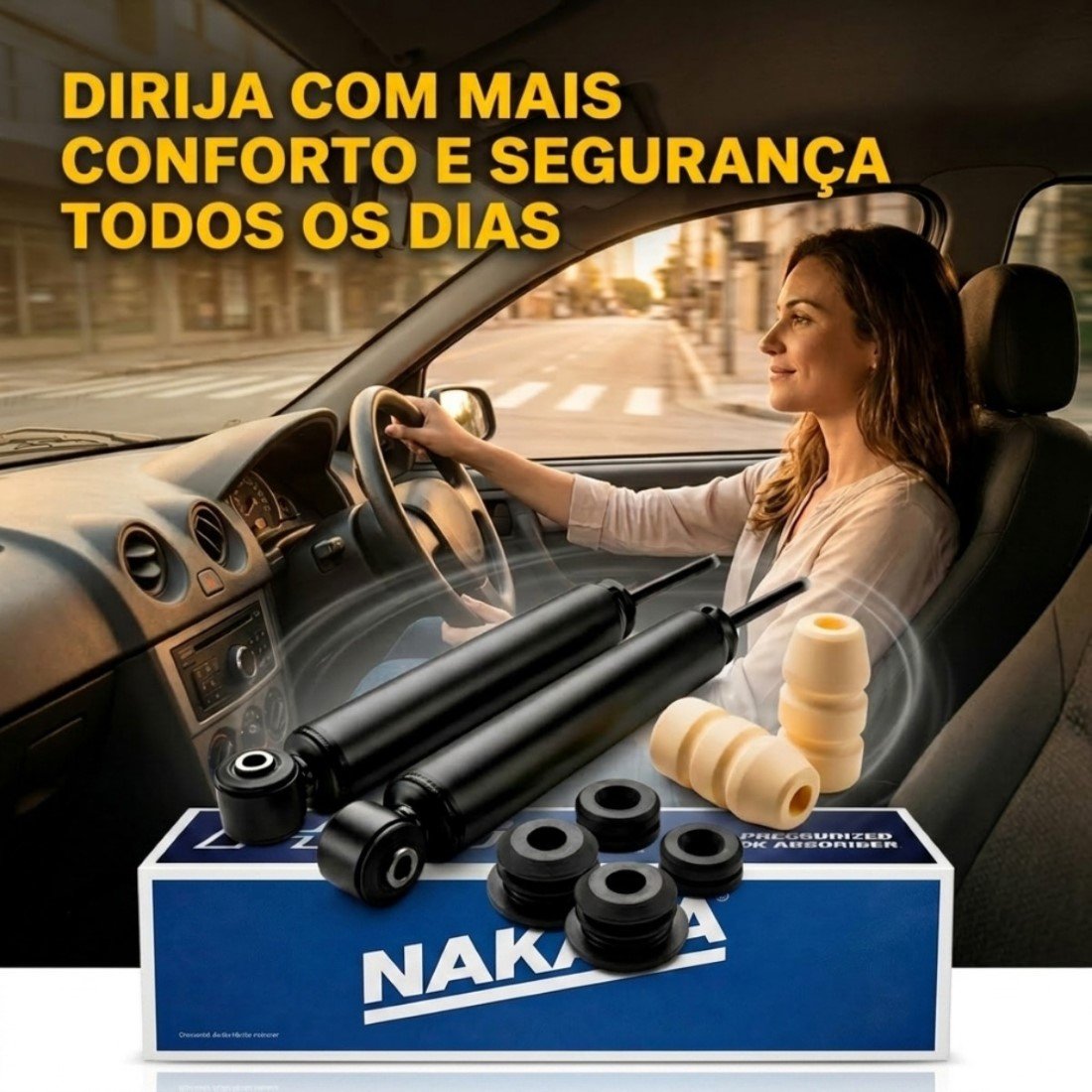 Par Amortecedor Traseiro Nakata Celta Prisma Corsa Classic