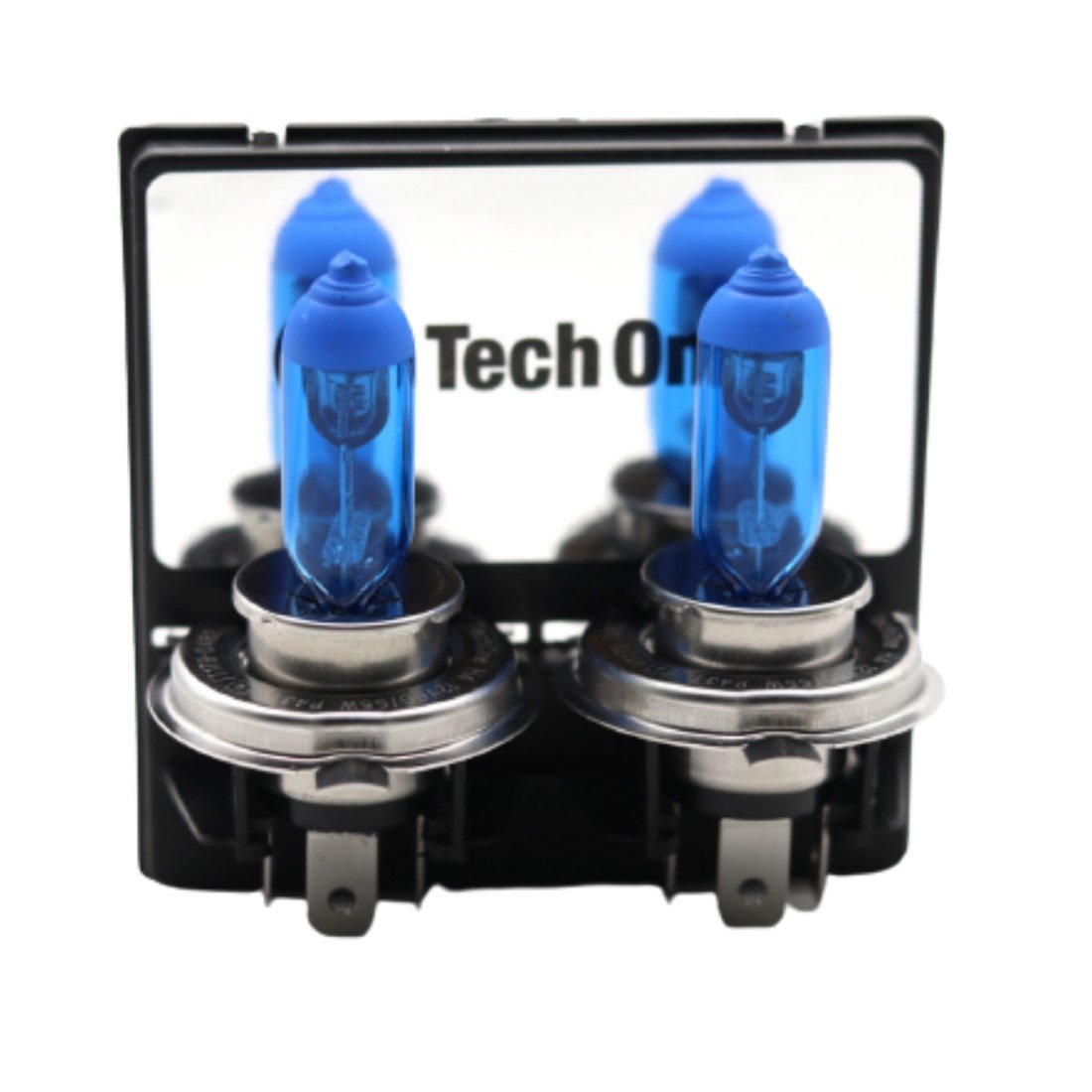 Par Lampada Super Branca H4 8500k Tipo Xenon 12v 55w Techone