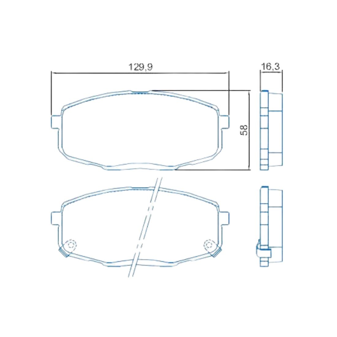 Pastilha De Freio Dianteiro Hyundai I30 Kia Cerato Sportage