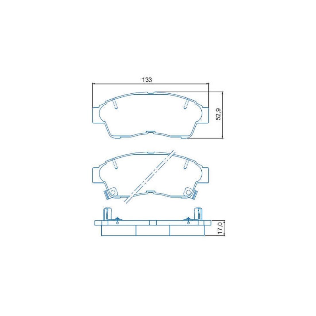 Pastilha De Freio Dianteiro Jurid Para Corolla Corona Camry