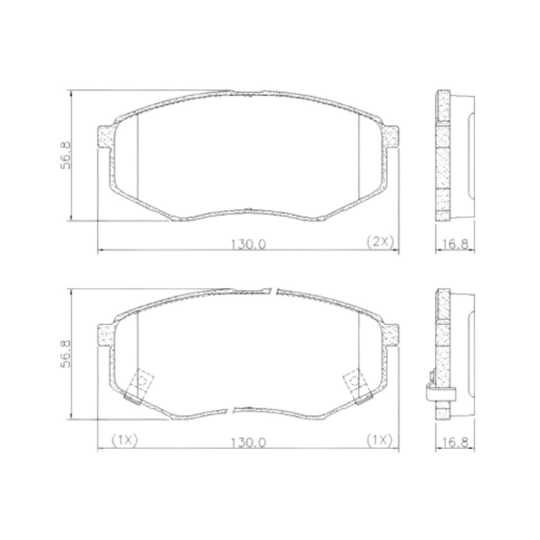 Pastilha De Freio Dianteiro Syl Tucson Sonata E Sportage