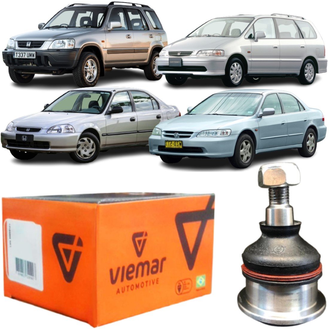 Pivô Superior Viemar Acura Integra Honda Civic Accord Crv