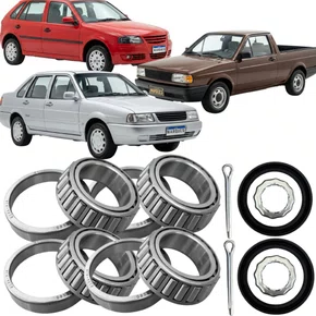 02 Kit Rolamento Traseiro Parati Saveiro Gol G1 G2 G3 G4
