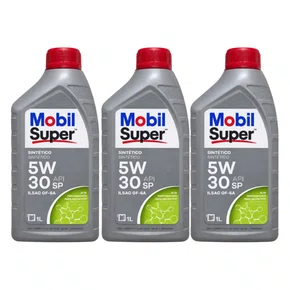 3 Litros Oleo Lubrificante Mobil Super 5w30 Sintético Api Sp