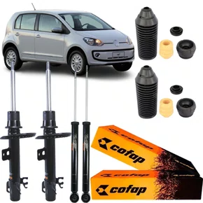 Amortecedor Dianteiro Traseiro + Kit Vw Up 1.0 Mpi 4portas 