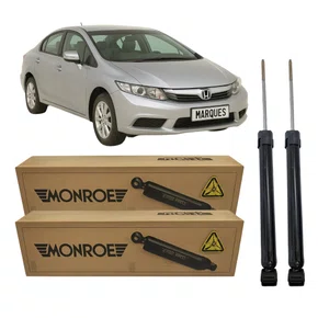 AMORTECEDOR TRASEIRO HONDA CIVIC G9