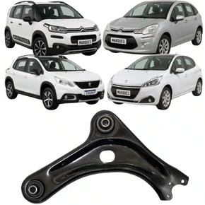 Bandeja Suspensão Dianteira Direita Para Peugeot 208 E 2008