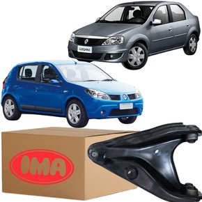 Bandeja Suspensão Dianteira Esquerda Para Logan E Sandero