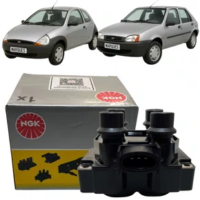 Bobina De Ignição Original Ngk Para Ford Courier Escort Ka