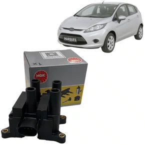 Bobina De Ignição Original Ngk Para Ford Fiesta E Ranger