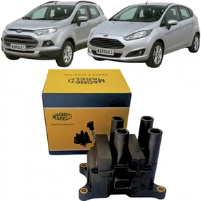 Bobina Ignição Magneti Marelli Para Ford Fiesta E Ecosport