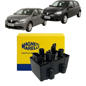 Bobina Ignição Magneti Marelli Para Renault Clio E Sandero
