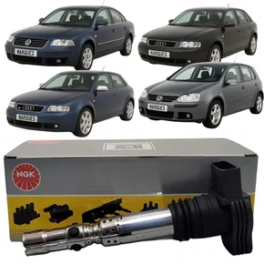 Bobina Ignição Original Ngk Para Audi A3 S3 Volkswagen